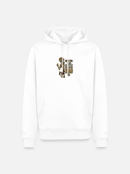 Built For The Broken Road - Männer Premium Bio Hoodie - Weiß