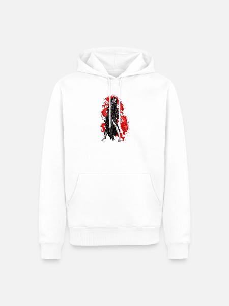 TODESGRUBE - Männer Premium Bio Hoodie - Weiß