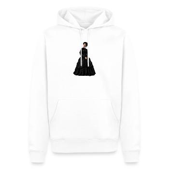 FASZINIEREND UNHEILVOLL - Männer Premium Bio Hoodie - Weiß - Vorne - Nico (187cm)
