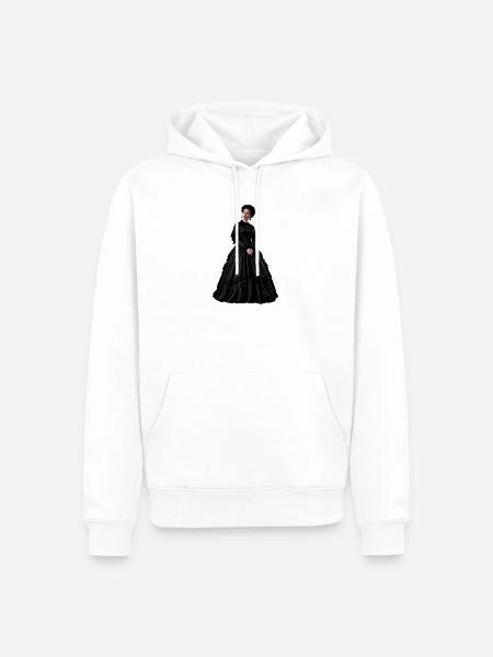 FASZINIEREND UNHEILVOLL - Männer Premium Bio Hoodie - Weiß