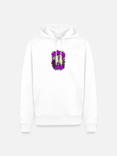 Bad Romance Club Geister - Männer Premium Bio Hoodie - Weiß