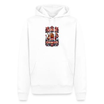 Ugly Christmas Viking Fishing Club - Männer Premium Bio Hoodie - Weiß - Vorne - Nico (187cm)