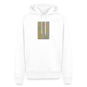 Stillleben - Männer Premium Bio Hoodie - Weiß - Vorne - Nico (187cm)