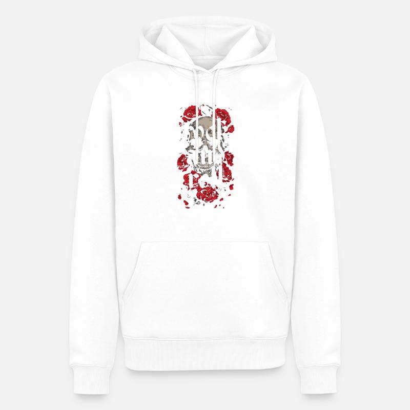 Rock and Roll Skul - Sweat à capuche Premium bio Homme - undefined
