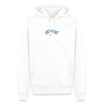 Golf golfeurs golfeurs professionnels du tournoi gagnants - Sweat à capuche Premium bio Homme - blanc - Devant - Nico (187cm)