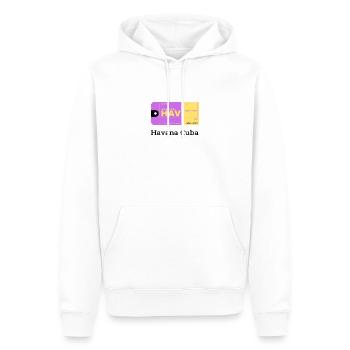 Havana Cuba - Männer Premium Bio Hoodie - Weiß - Vorne - Nico (187cm)