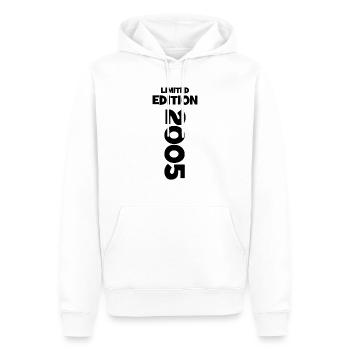 Limited Edition - 2005 - Geburtstag - Geburtsjahr - Männer Premium Bio Hoodie - Weiß - Vorne - Nico (187cm)