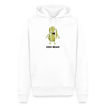 Lustiges Halloween-Wortspiel – Zom-Bean - Männer Premium Bio Hoodie - Weiß - Vorne - Nico (187cm)
