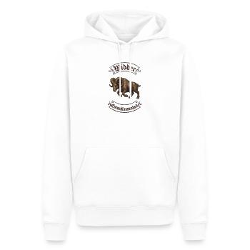 Vikingischer Widder Ornament - Männer Premium Bio Hoodie - Weiß - Vorne - Nico (187cm)