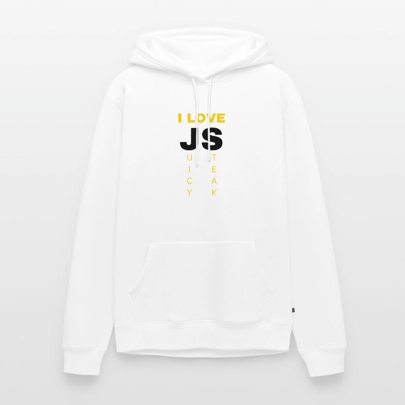JavaScript web developer funny programming Men’s Premium Organic Hoodie
