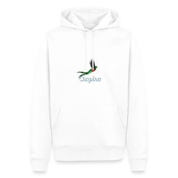 Guatemala drapeau guatémaltèque ADN I cadeau - Sweat à capuche Premium bio Homme - blanc - Devant - Nico (187cm)