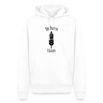 Landwirtschaft - Männer Premium Bio Hoodie - Weiß - Vorne - Nico (187cm)