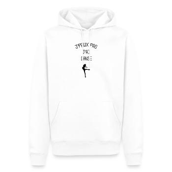 Danse Danseur Danseuse Musique Music - Sweat à capuche Premium bio Homme - blanc - Devant - Nico (187cm)