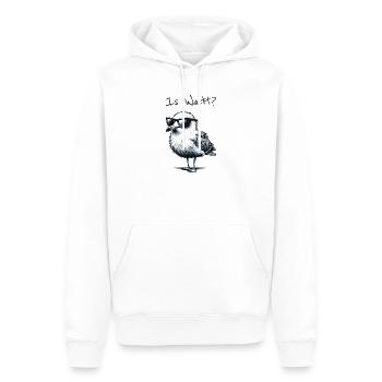 Is Watt Coole Möwe Urlaub Nordsee - Sweat à capuche Premium bio Homme - blanc - Devant - Nico (187cm)