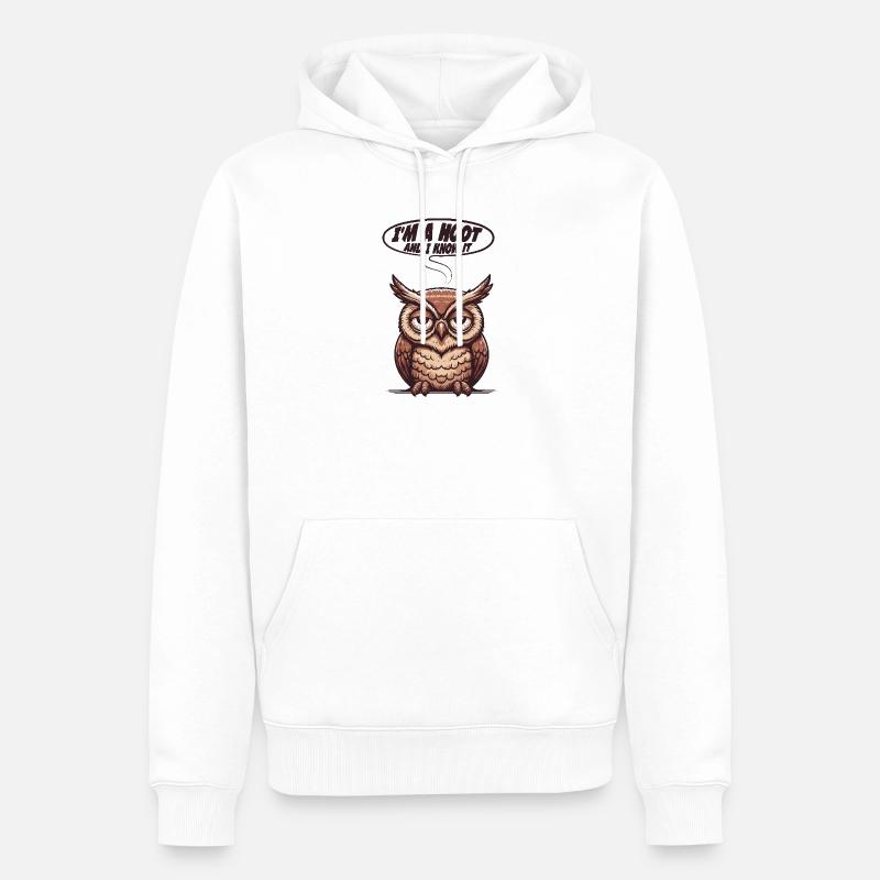 Joker - Sweat à capuche Premium bio Homme - blanc