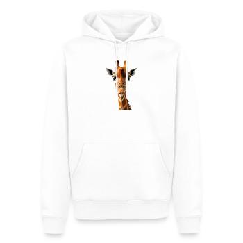 Giraffe Africa Love Safari Wilderness Cute Giraffes - Men’s Premium Organic Hoodie - white - Front - Nico (187cm)