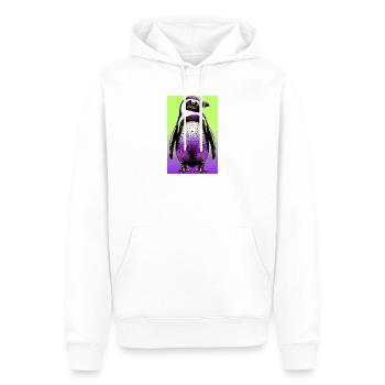 pingouin - Sweat à capuche Premium bio Homme - blanc - Devant - Nico (187cm)