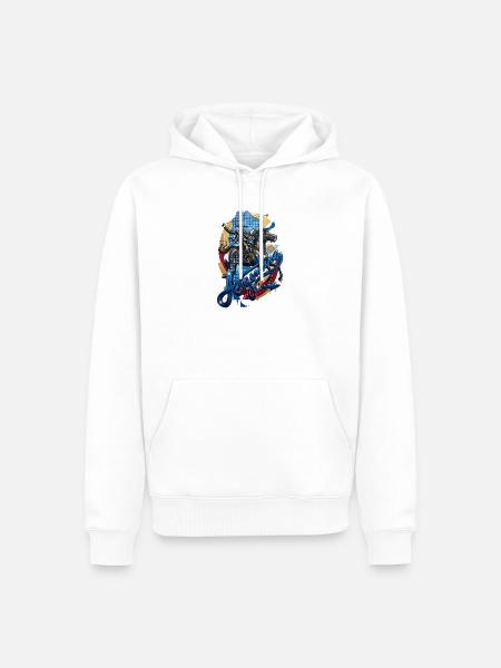 Gaucho Argentina - Männer Premium Bio Hoodie - Weiß