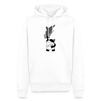 Ripping love -cutie - Men’s Premium Organic Hoodie - white - Front - Nico (187cm)