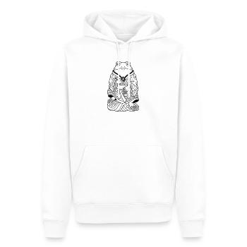 Japanese tattoo - Men’s Premium Organic Hoodie - white - Front - Nico (187cm)