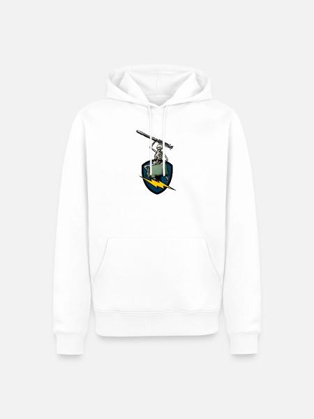 Irish-Tea - Männer Premium Bio Hoodie - Weiß