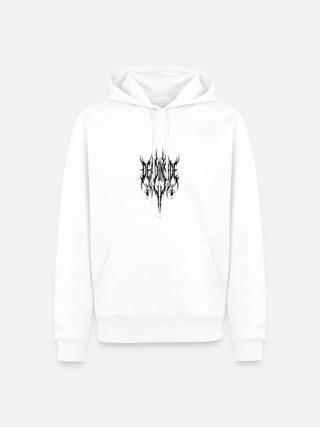 Botanische Schattentinte - Männer Premium Bio Hoodie - Weiß