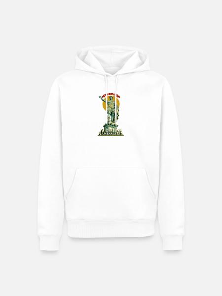Augustus Augsburgs Namensgeber - Männer Premium Bio Hoodie - Weiß