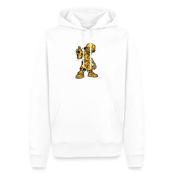Zombie Graffiti Halloween - Männer Premium Bio Hoodie - Weiß - Vorne - Nico (187cm)