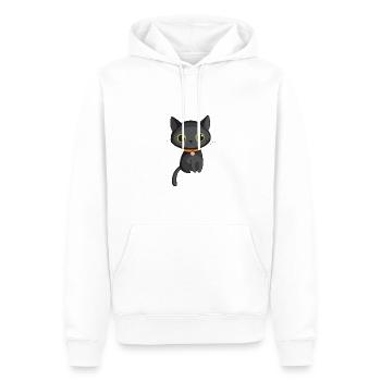 Joyeux halloween - Sweat à capuche Premium bio Homme - blanc - Devant - Nico (187cm)
