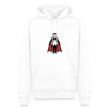 Vampire Halloween Comic Funny - Men’s Premium Organic Hoodie - white - Front - Nico (187cm)