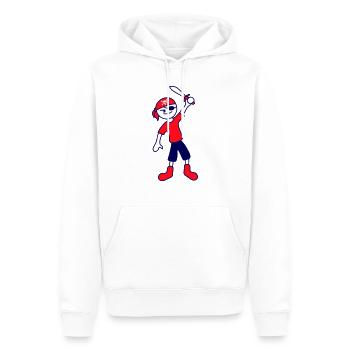 Drôle Pirate Sabre Kid Mignon Turban Toddler - Sweat à capuche Premium bio Homme - blanc - Devant - Nico (187cm)
