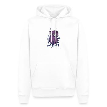 Calmar - Sweat à capuche Premium bio Homme - blanc - Devant - Nico (187cm)