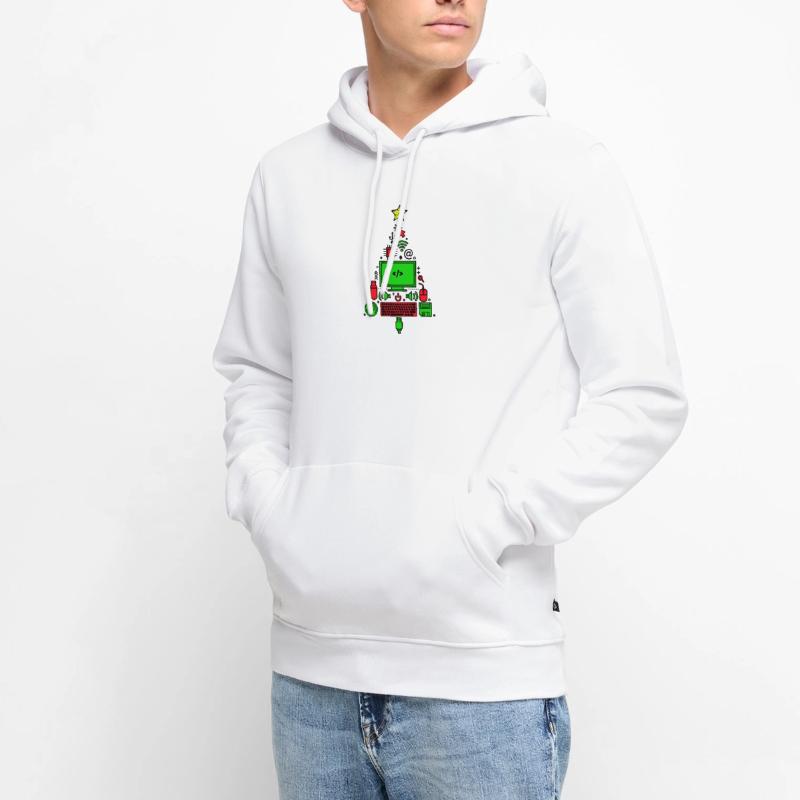 Code Computer Code Debug Skripting Programmierer Männer Premium Bio Hoodie
