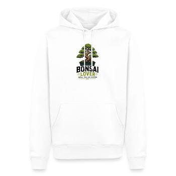 Bonsaï Plante d’arbre Bonsaï Bonsaï Bonsaï - Sweat à capuche Premium bio Homme - blanc - Devant - Nico (187cm)