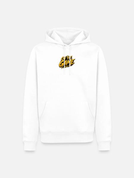 Im Spiel Brush Splash - Männer Premium Bio Hoodie - Weiß