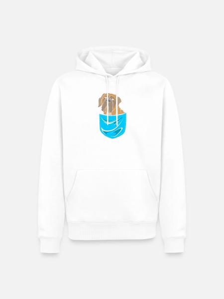 Bullmastiff - Männer Premium Bio Hoodie - Weiß