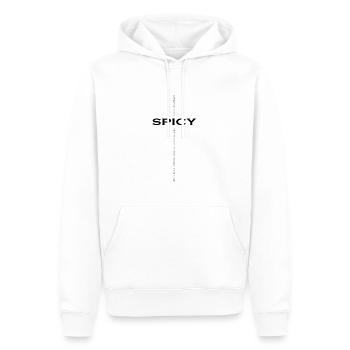 Piquant - Sweat à capuche Premium bio Homme - blanc - Devant - Nico (187cm)