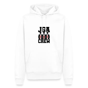 Équipe de l’enterrement de vie de garçon - Sweat à capuche Premium bio Homme - blanc - Devant - Nico (187cm)