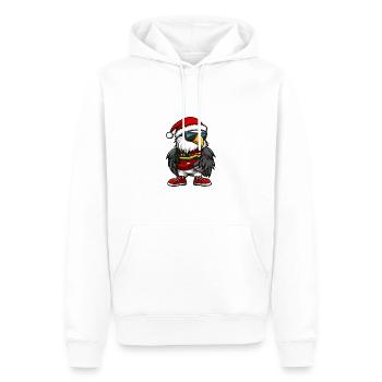 Aigle Noël Noël - Sweat à capuche Premium bio Homme - blanc - Devant - Nico (187cm)