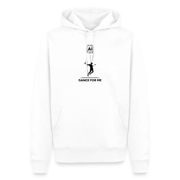 Artificial Intelligence Marionette Dance For Me - Men’s Premium Organic Hoodie - white - Front - Nico (187cm)