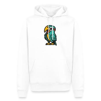 Papagai Halloween Zombie - Männer Premium Bio Hoodie - Weiß - Vorne - Nico (187cm)