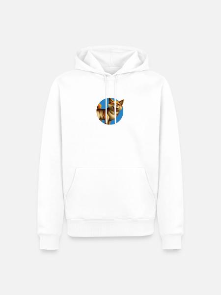 Chiba - Sweat à capuche Premium bio Homme - blanc