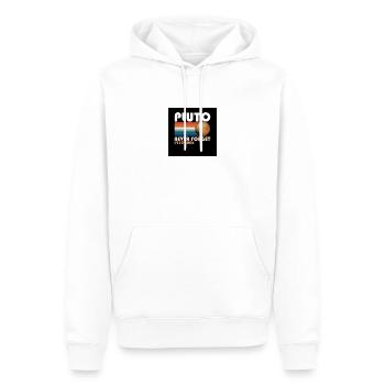 Pluto never forget shirt 1930 2006 - Men’s Premium Organic Hoodie - white - Front - Nico (187cm)