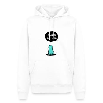 Grumpy Cat - Cat - Cats - Hangover - Meow - Meow - Men’s Premium Organic Hoodie - white - Front - Nico (187cm)