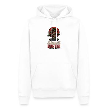 Bonsaï miniature de plante d’arbre bonsaï japonais - Sweat à capuche Premium bio Homme - blanc - Devant - Nico (187cm)
