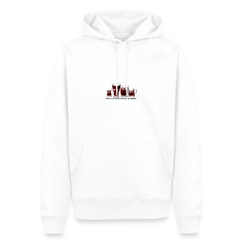 Altbier, Braun Je n’accepte qu’en altbier - Sweat à capuche Premium bio Homme - blanc - Devant - Nico (187cm)