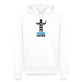 Chor - Männer Premium Bio Hoodie - Weiß - Vorne - Nico (187cm)