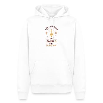 Cabin #3 in Camp Half Blood, Child of Poseidon - Men’s Premium Organic Hoodie - white - Front - Nico (187cm)