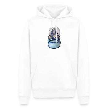 Mondbeschienener Kessel-Mystiker - Männer Premium Bio Hoodie - Weiß - Vorne - Nico (187cm)