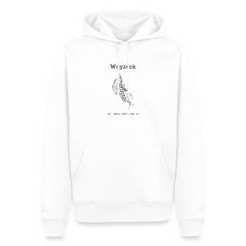 Woyzeck - Georg Büchner - Deutschlehrer - Männer Premium Bio Hoodie - Weiß - Vorne - Nico (187cm)